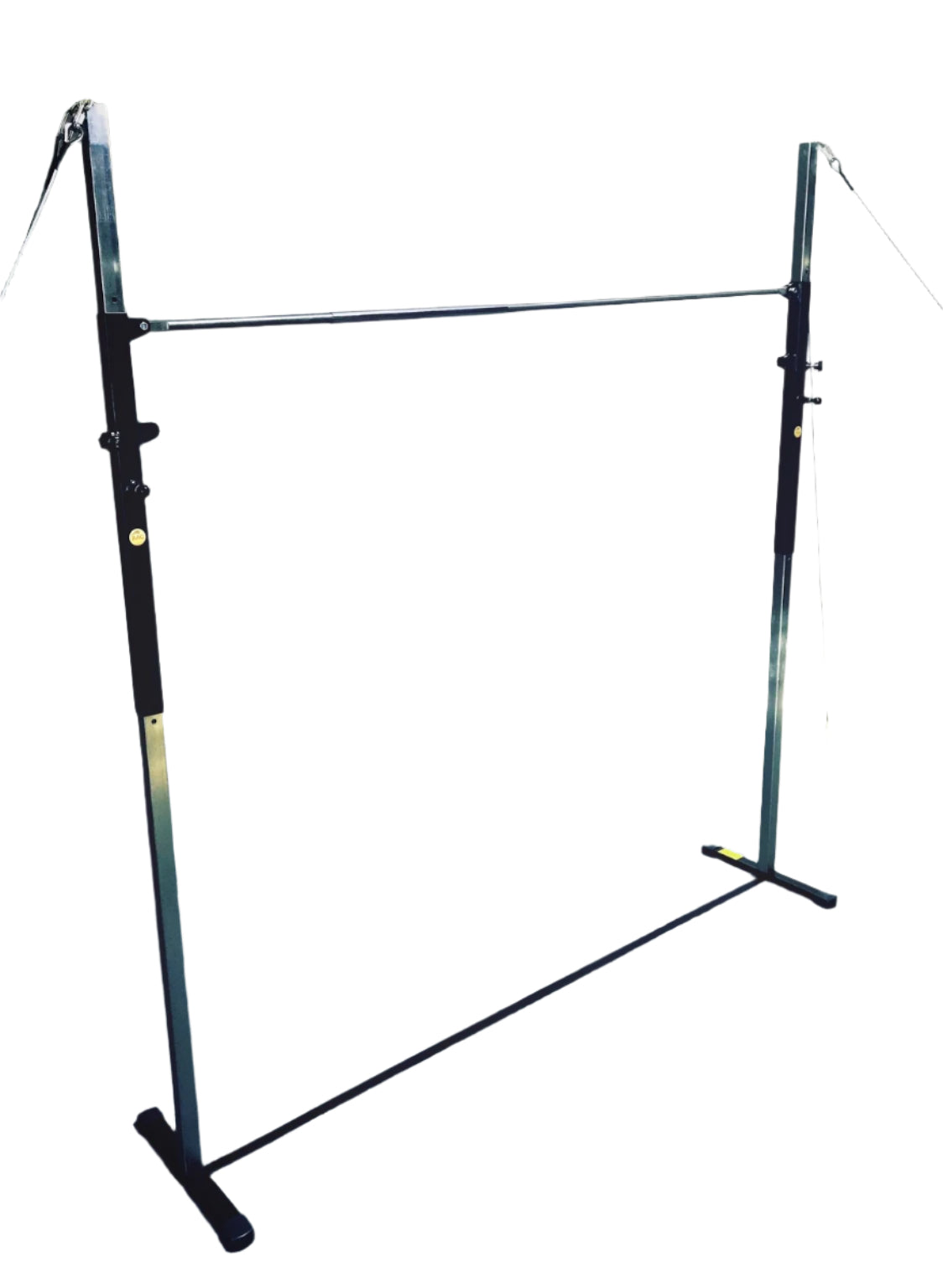 Single training bar "Onyx" Style with Wooden veneered fibreglass rail